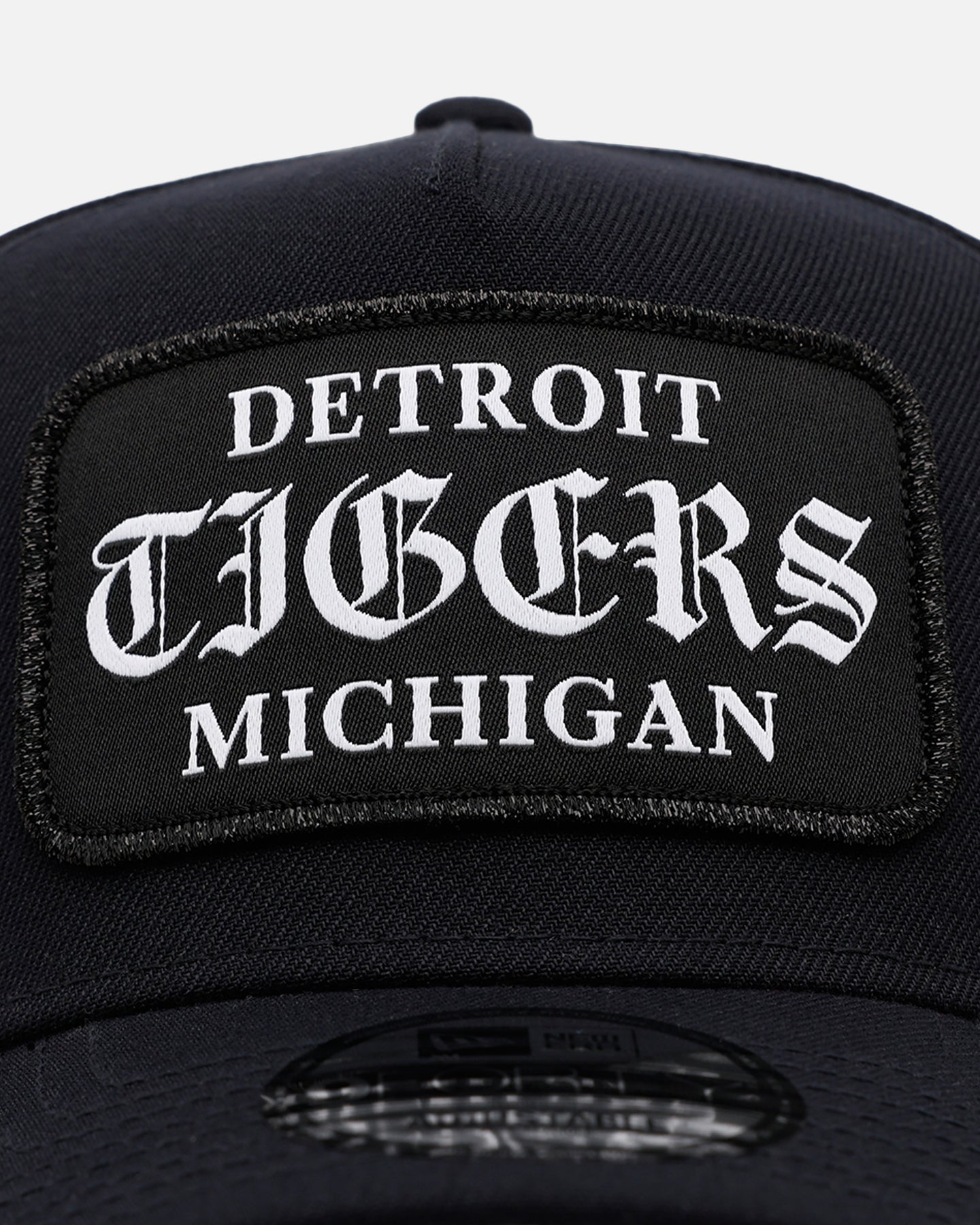New Era Detroit Tigers 'Gothic Patch' 9FORTY A-Frame Snapback Black
