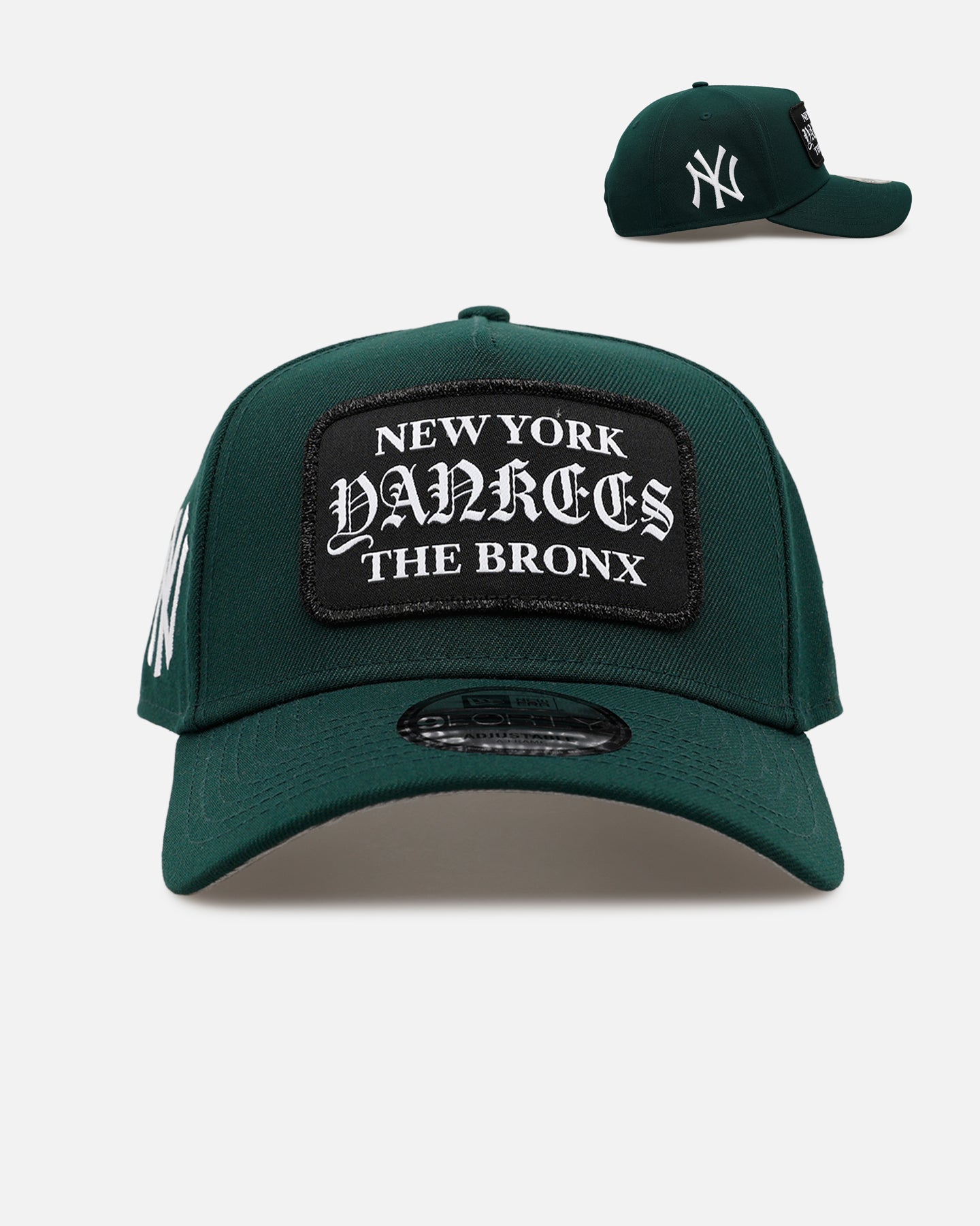 New Era New York Yankees 'Gothic Patch' 9FORTY A-Frame Snapback Green
