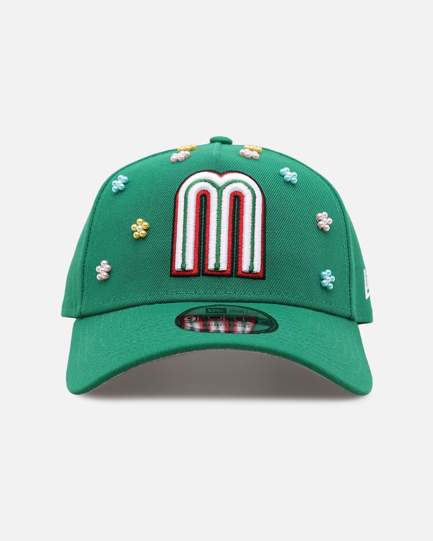 New Era Mexico National Baseball Team 'Summer Flowers 2.0' 9FORTY A-Frame Snapback Official Team Color