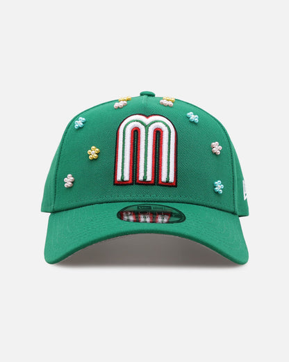 New Era Mexico National Baseball Team 'Summer Flowers 2.0' 9FORTY A-Frame Snapback Official Team Color