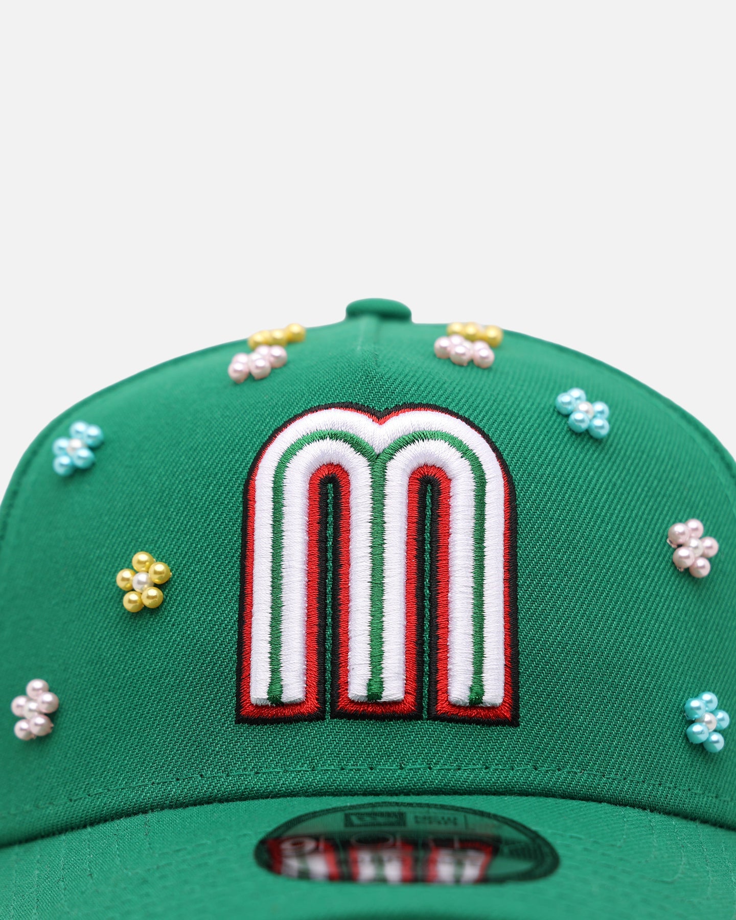 New Era Mexico National Baseball Team 'Summer Flowers 2.0' 9FORTY A-Frame Snapback Official Team Color