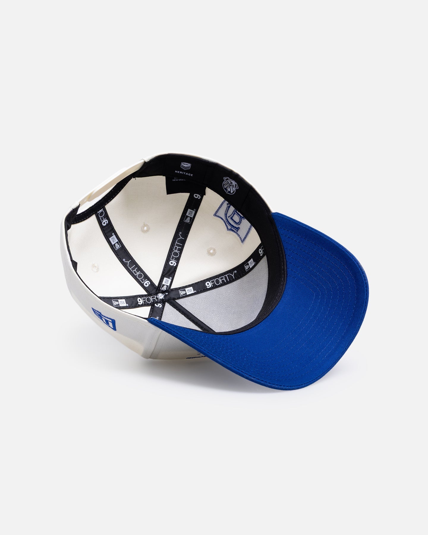 New Era Canterbury-Bankstown Bulldogs 'Chrome Script' 9FORTY A-Frame Snapback Official Team Colour