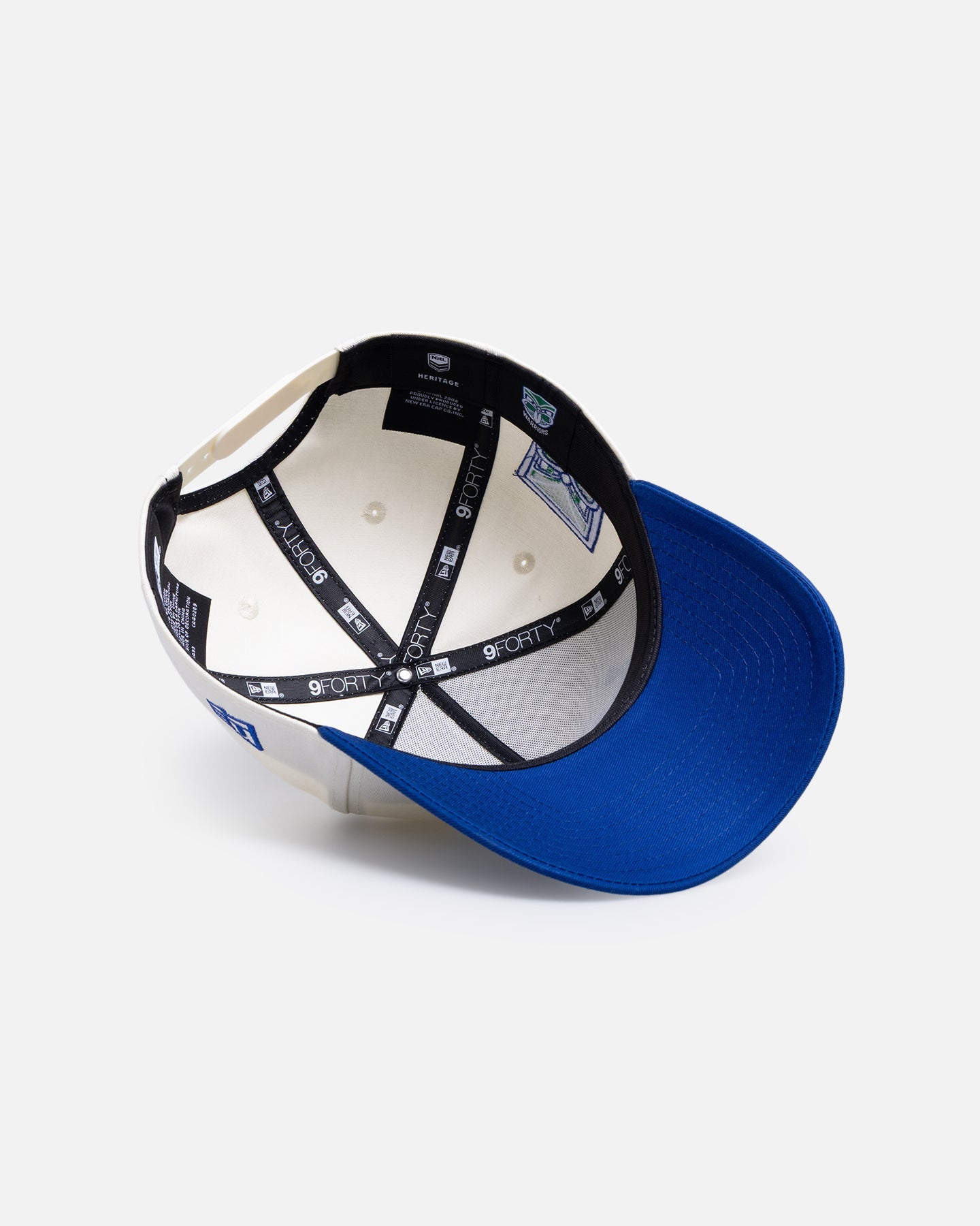 New Era New Zealand Warriors 'Chrome Script' 9FORTY A-Frame Snapback Official Team Colour