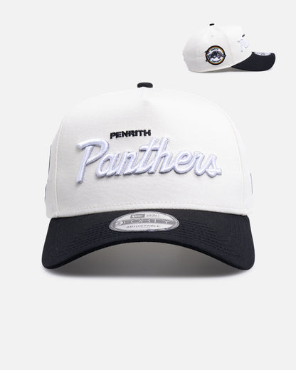 New Era Penrith Panthers 'Chrome Script' 9FORTY A-Frame Snapback Official Team Colour