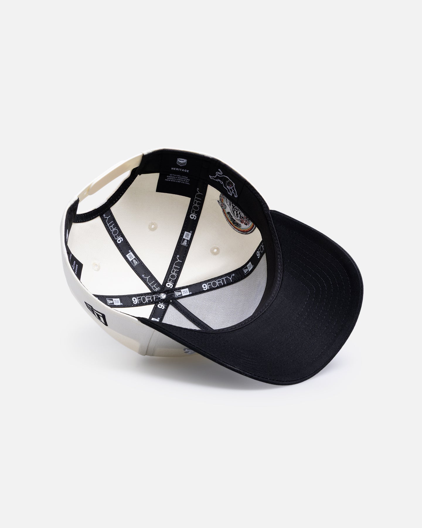 New Era Penrith Panthers 'Chrome Script' 9FORTY A-Frame Snapback Official Team Colour