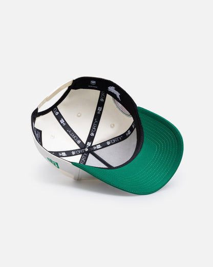 New Era South Sydney Rabbitohs 'Chrome Script' 9FORTY A-Frame Snapback Official Team Colour