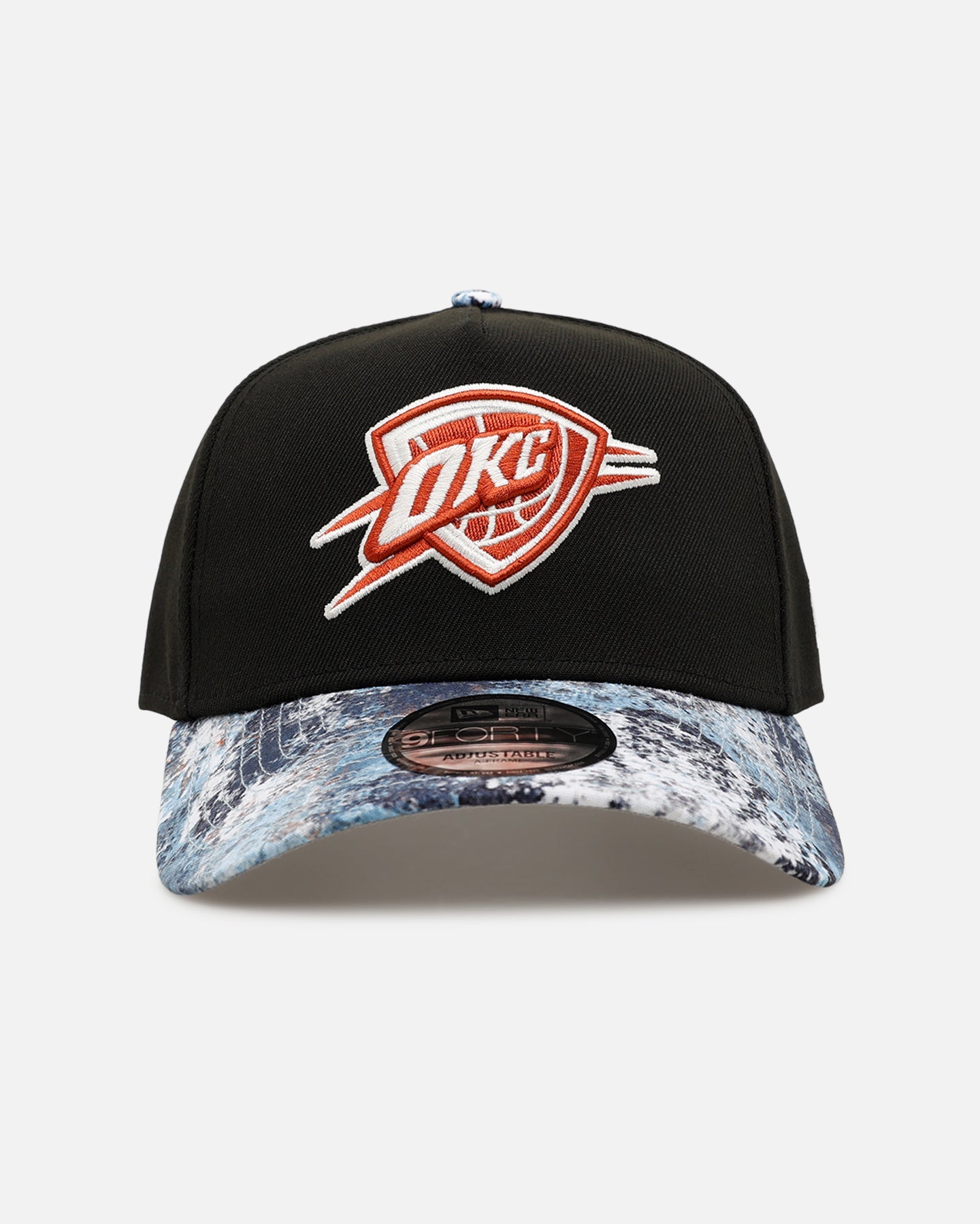 New Era Oklahoma City Thunder 'Earth Camo' 9FORTY A-Frame Snapback Black