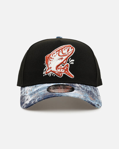New Era Spokane Indians 'Earth Camo' 9FORTY A-Frame Snapback Black