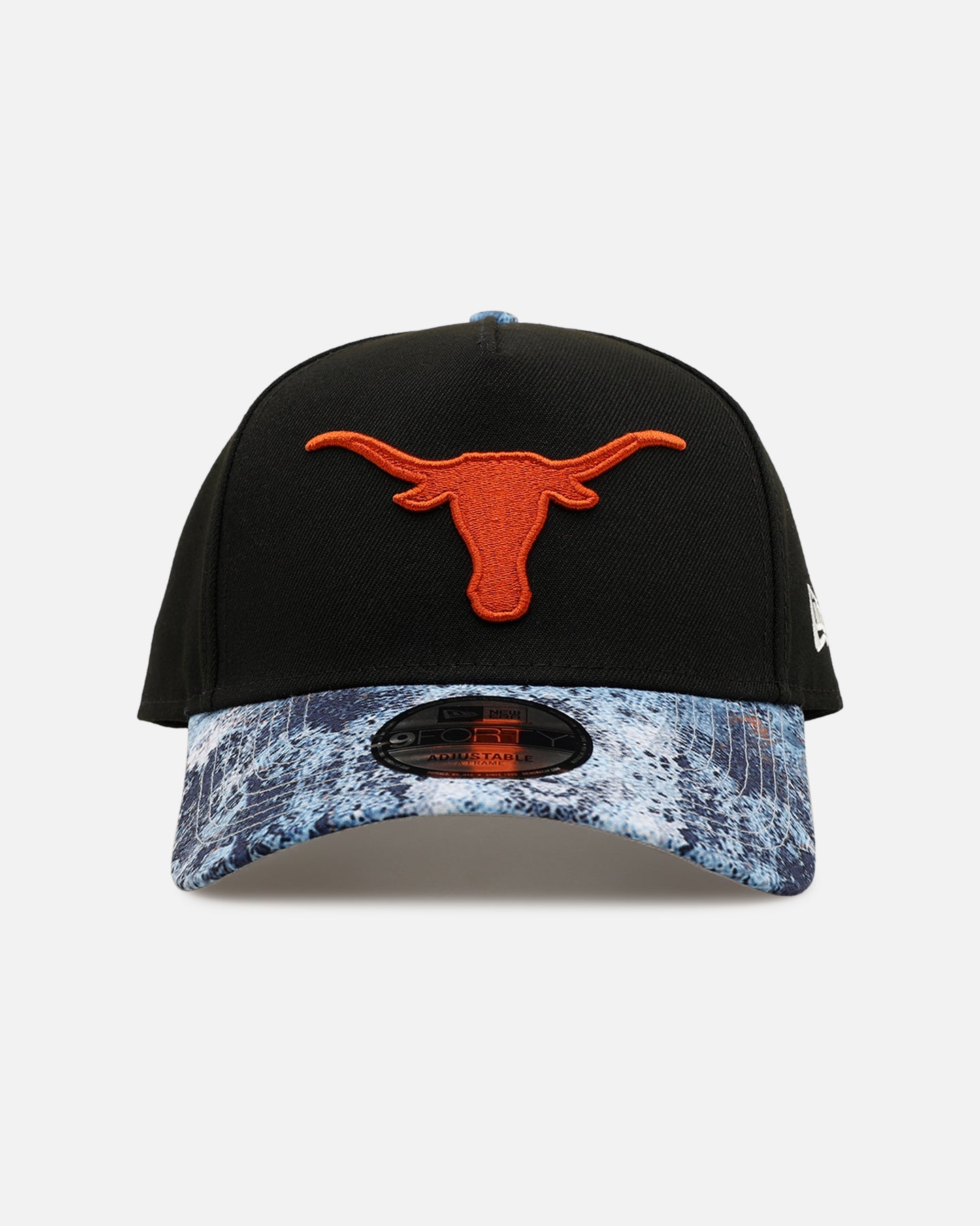 New Era Texas Longhorns 'Earth Camo' 9FORTY A-Frame Snapback Black