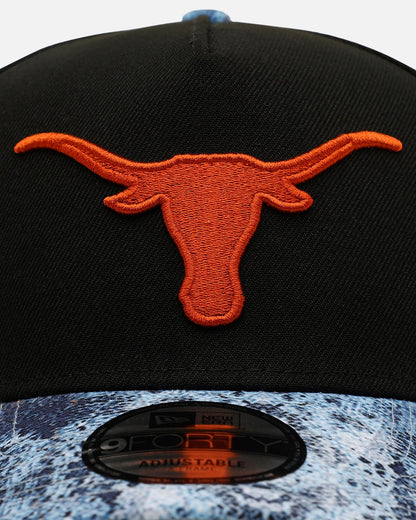 New Era Texas Longhorns 'Earth Camo' 9FORTY A-Frame Snapback Black