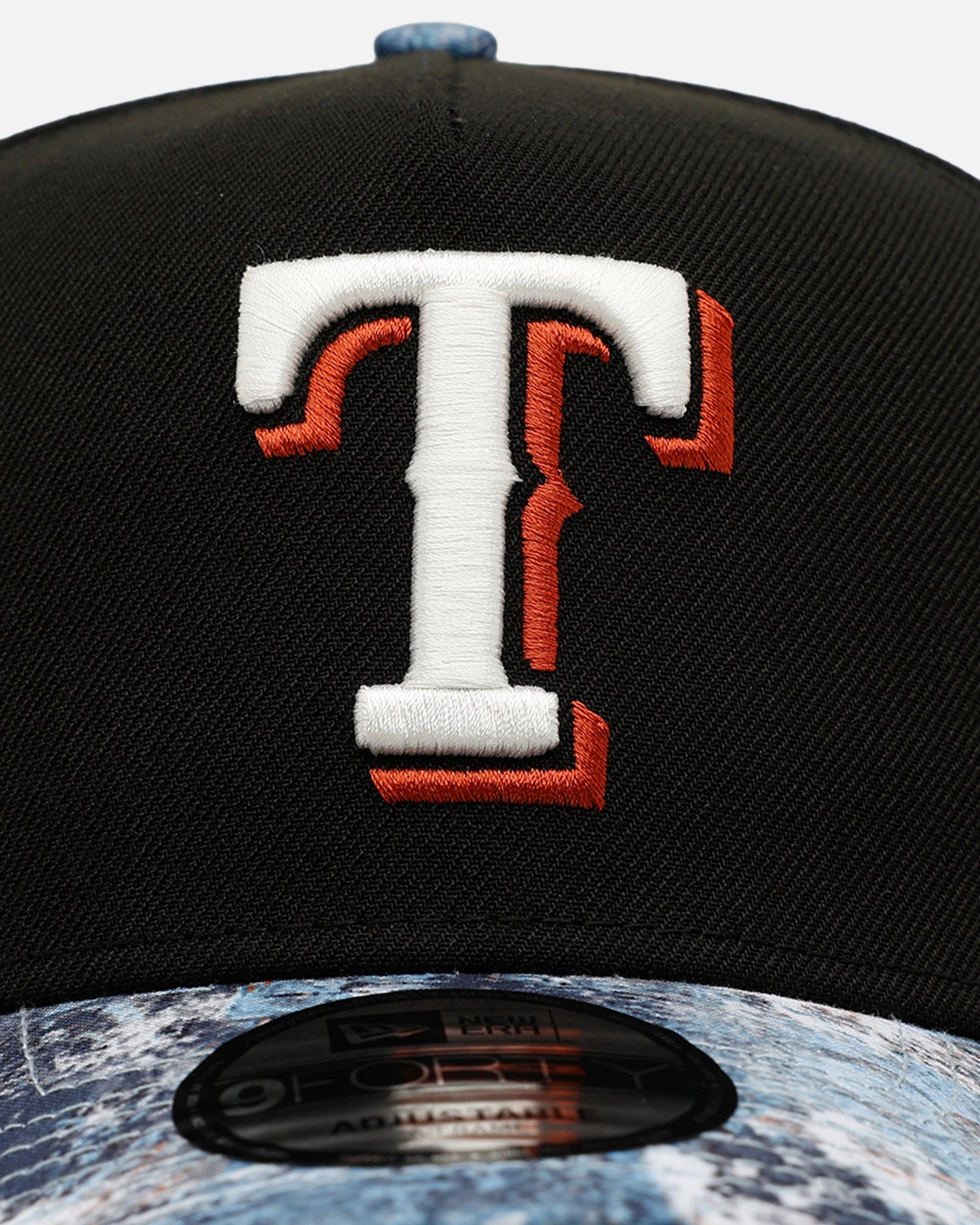 New Era Texas Rangers 'Earth Camo' 9FORTY A-Frame Snapback Black