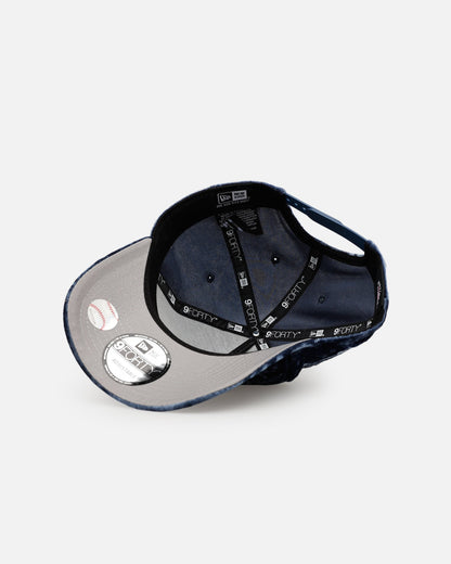 New Era Atlanta Braves 'Crushed Blue Velvet' 9FORTY A-Frame Snapback Blue