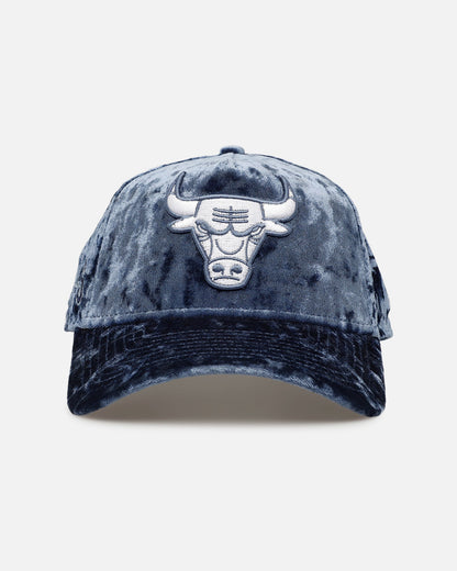 New Era Chicago Bulls 'Crushed Blue Velvet' 9FORTY A-Frame Snapback Blue