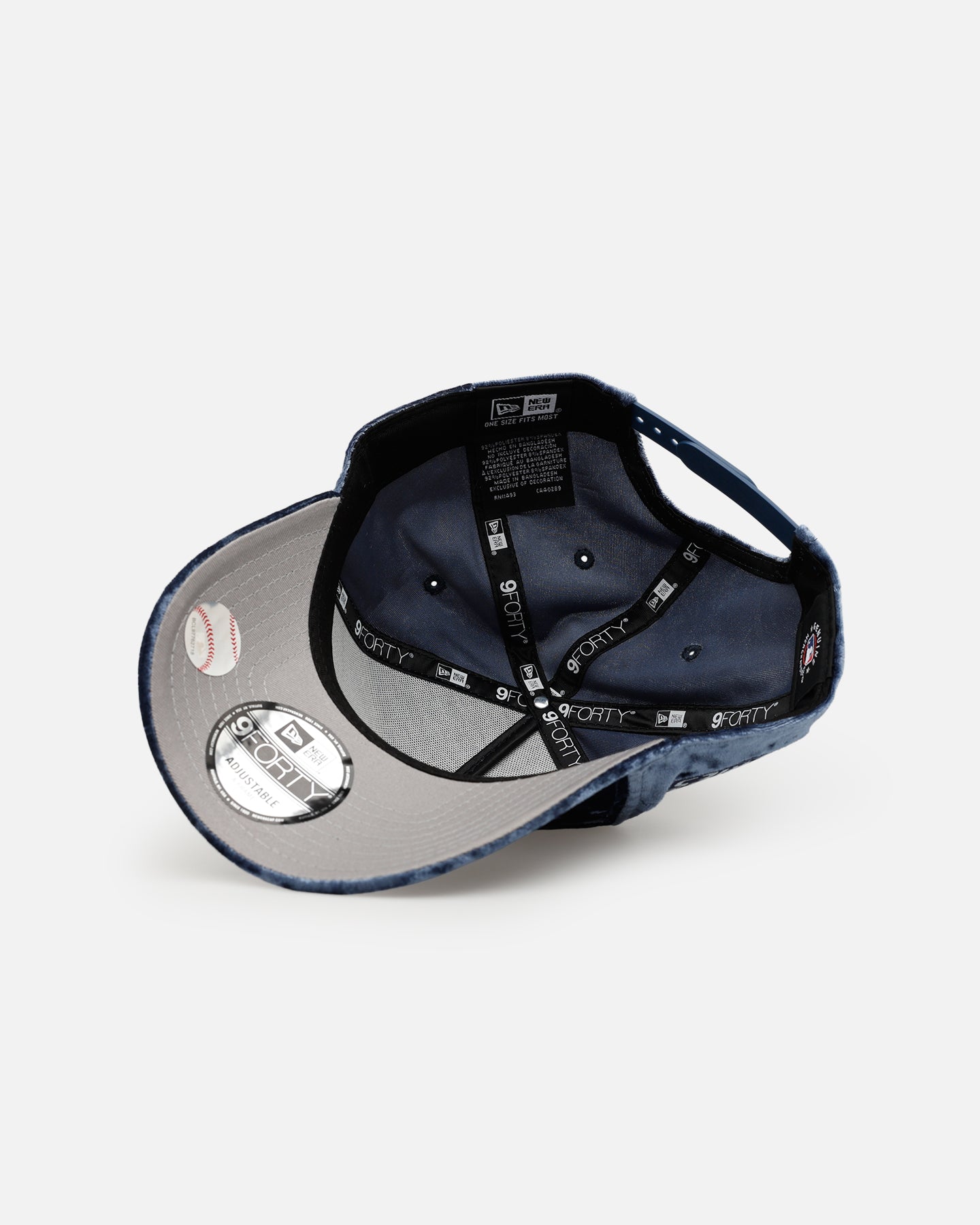 New Era Los Angeles Dodgers 'Crushed Blue Velvet' 9FORTY A-Frame Snapback Blue