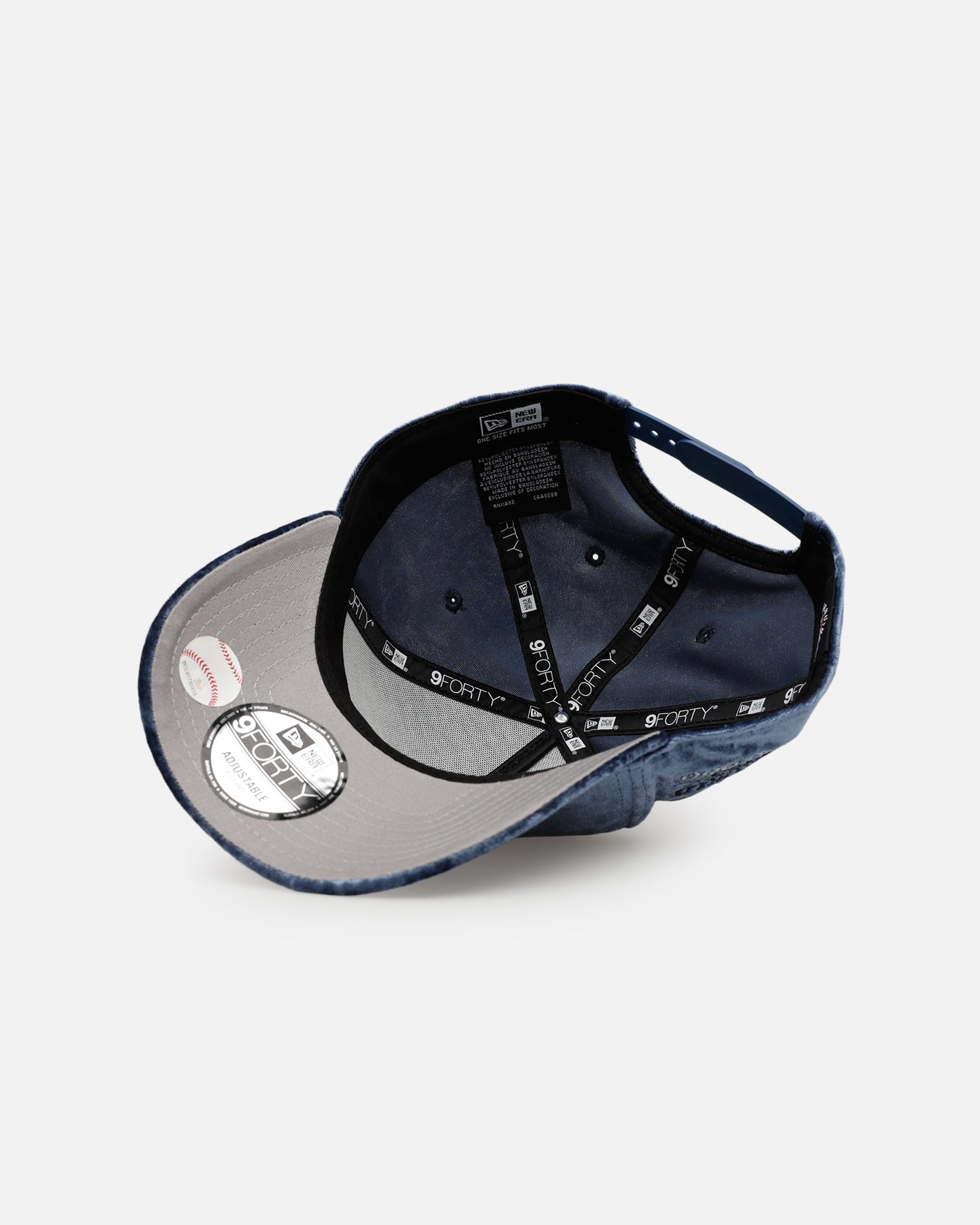New Era New York Mets 'Crushed Blue Velvet' 9FORTY A-Frame Snapback Blue