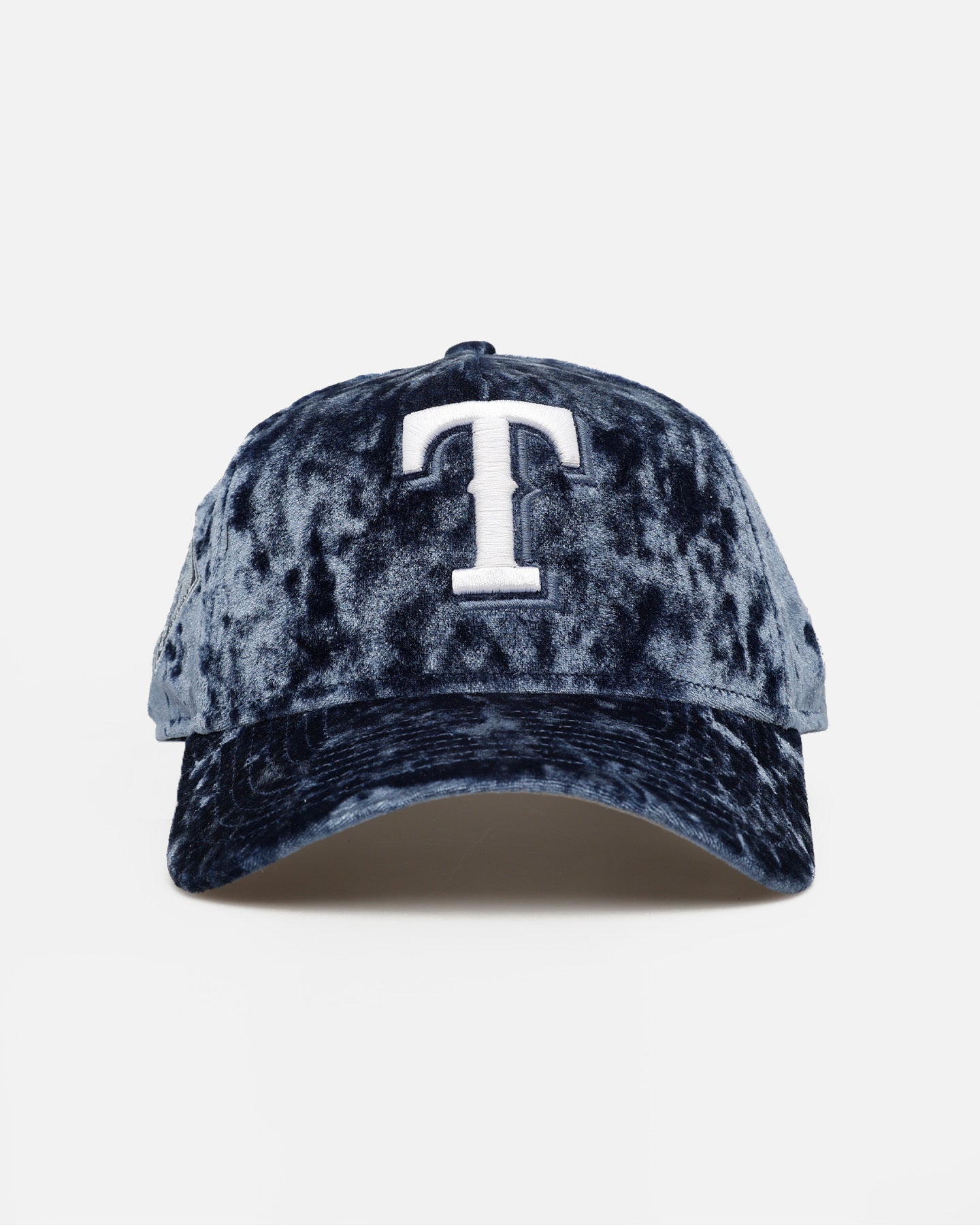 New Era Texas Rangers 'Crushed Blue Velvet' 9FORTY A-Frame Snapback Blue