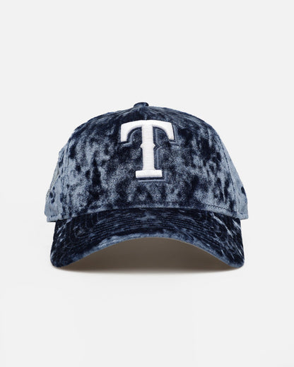 New Era Texas Rangers 'Crushed Blue Velvet' 9FORTY A-Frame Snapback Blue