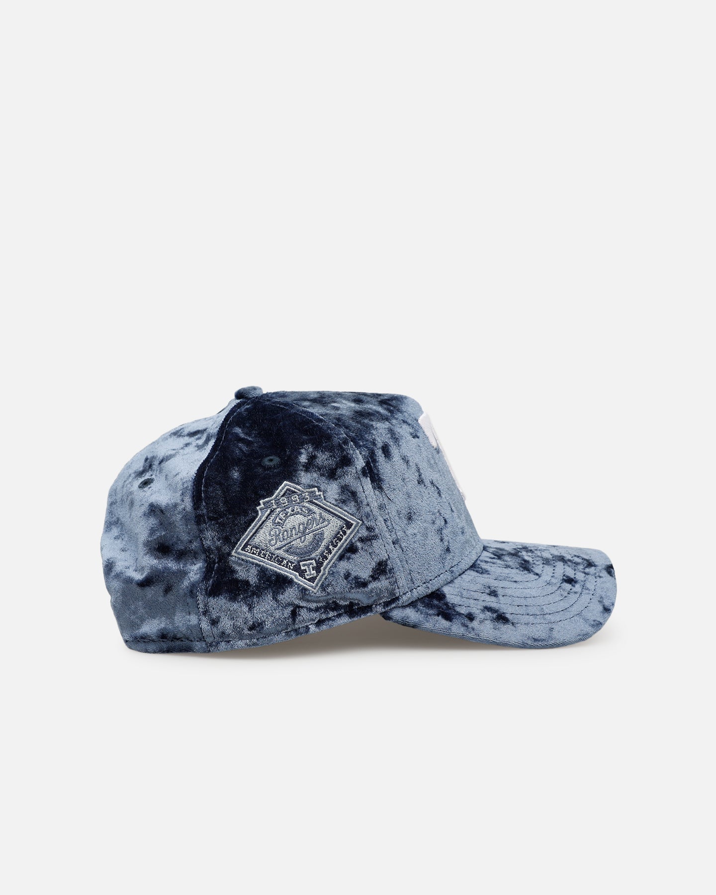 New Era Texas Rangers 'Crushed Blue Velvet' 9FORTY A-Frame Snapback Blue