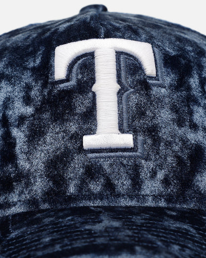 New Era Texas Rangers 'Crushed Blue Velvet' 9FORTY A-Frame Snapback Blue