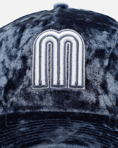 New Era Mexico National Baseball Team 'Crushed Blue Velvet' 9FORTY A-Frame Snapback Blue