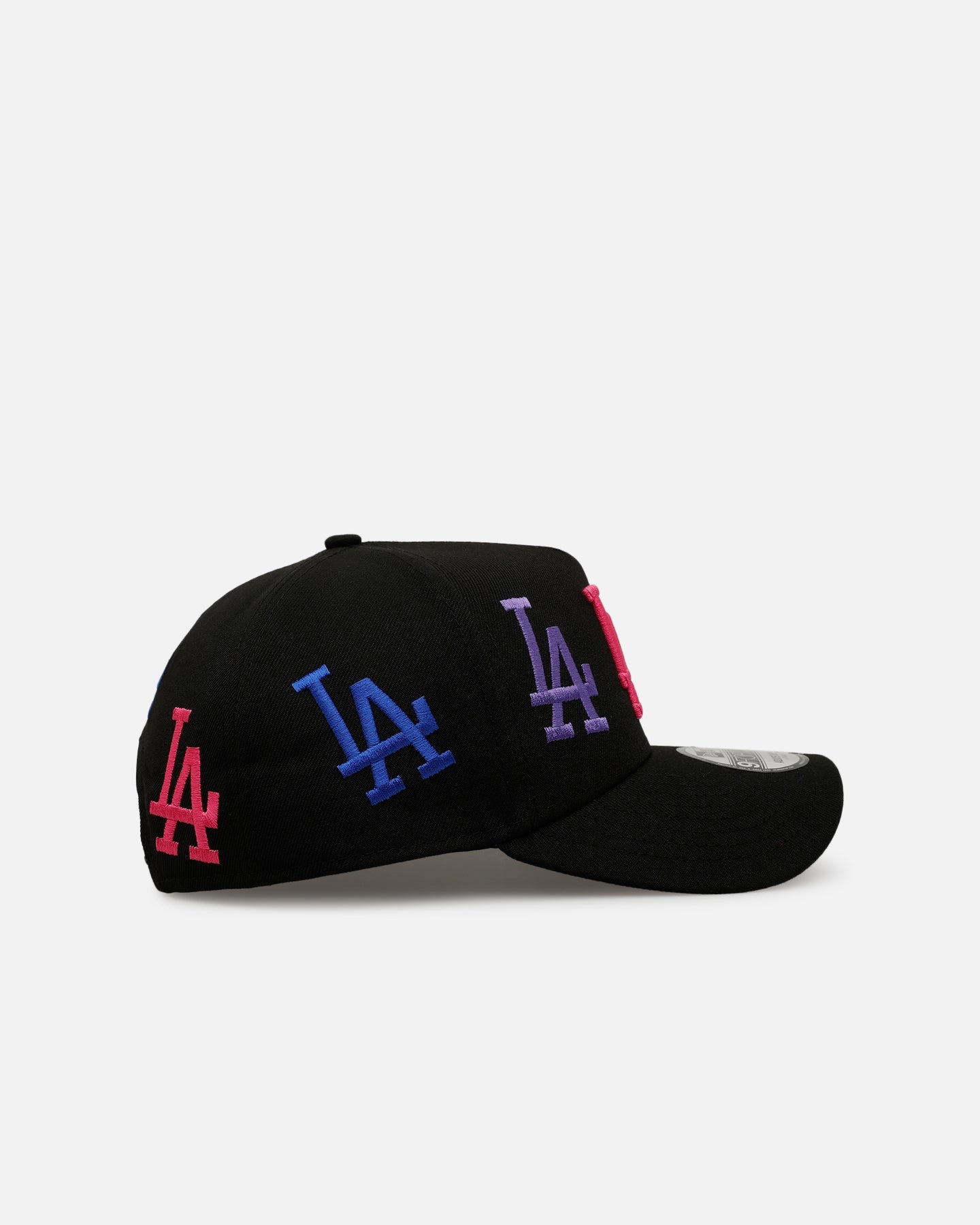 New Era Los Angeles Dodgers 'Dancing Logos' 9FORTY A-Frame Snapback Black