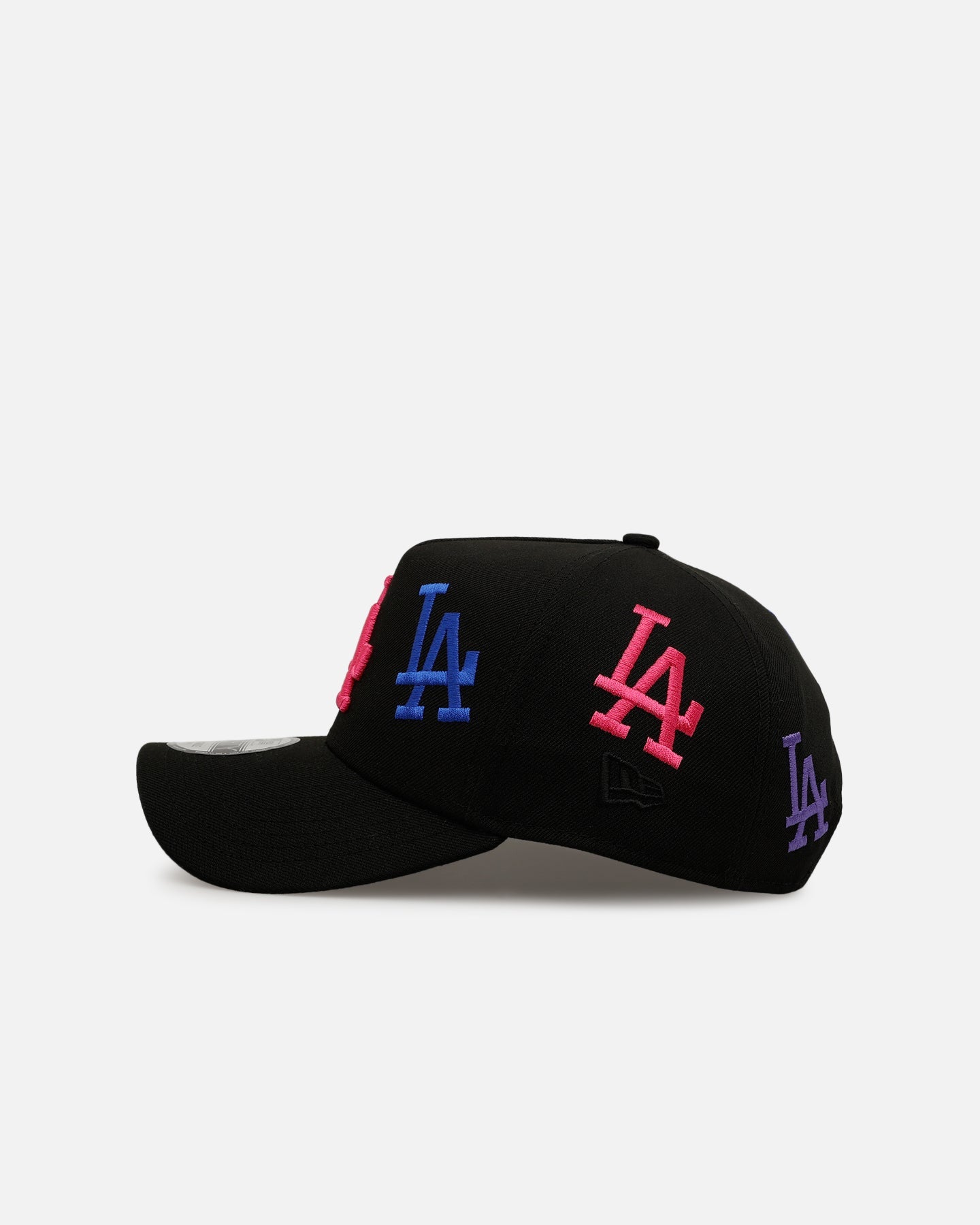 New Era Los Angeles Dodgers 'Dancing Logos' 9FORTY A-Frame Snapback Black