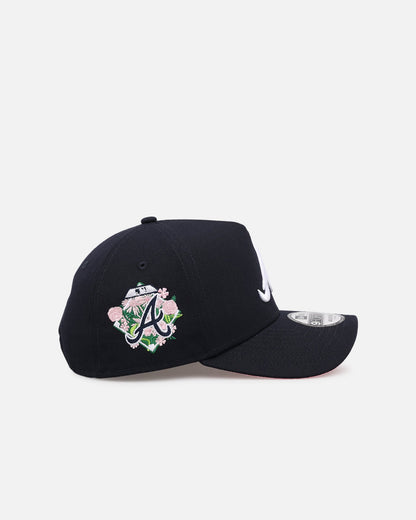 New Era Atlanta Braves 'Floral Side Patch' 9FORTY A-Frame Snapback Official Team Color