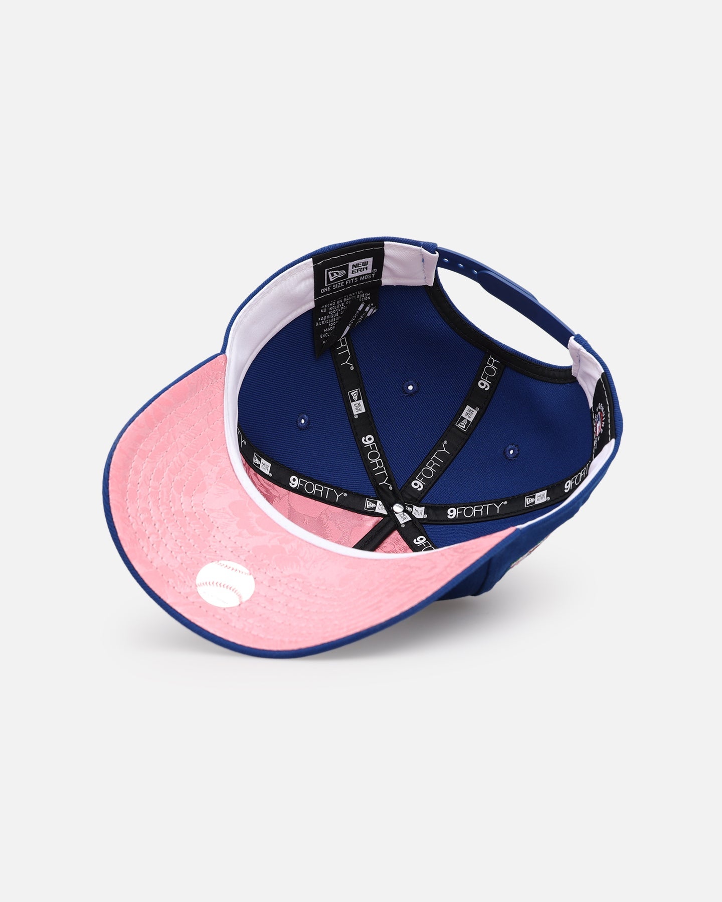 New Era Chicago Cubs 'Floral Side Patch' 9FORTY A-Frame Snapback Official Team Color