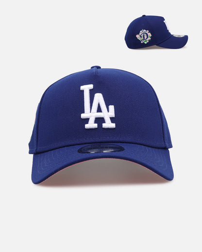 New Era Los Angeles Dodgers 'Floral Side Patch' 9FORTY A-Frame Snapback Official Team Color