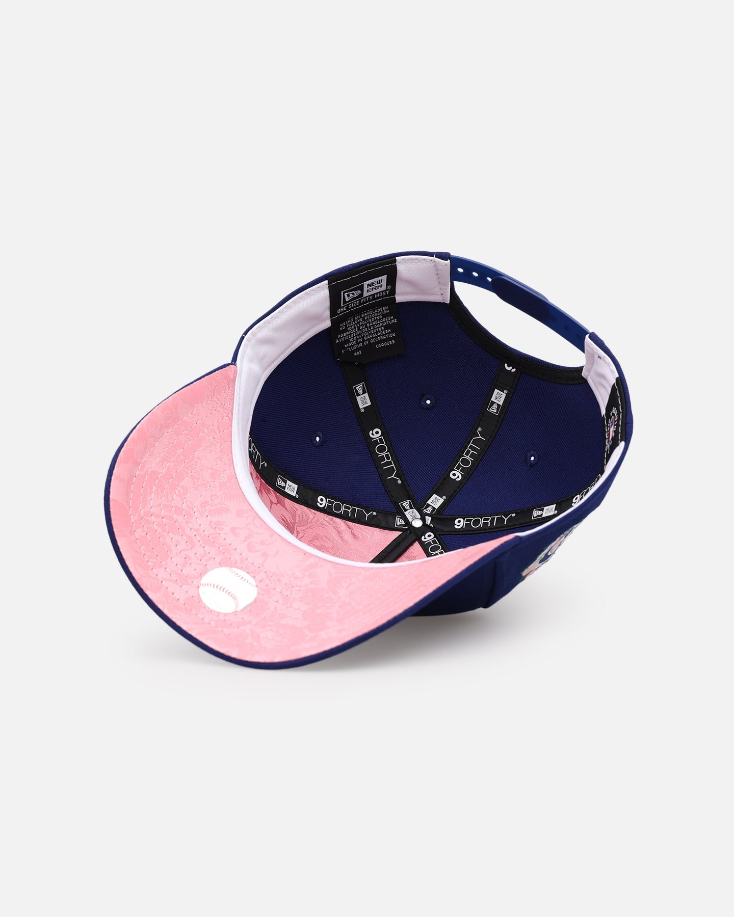 New Era Los Angeles Dodgers 'Floral Side Patch' 9FORTY A-Frame Snapback Official Team Color