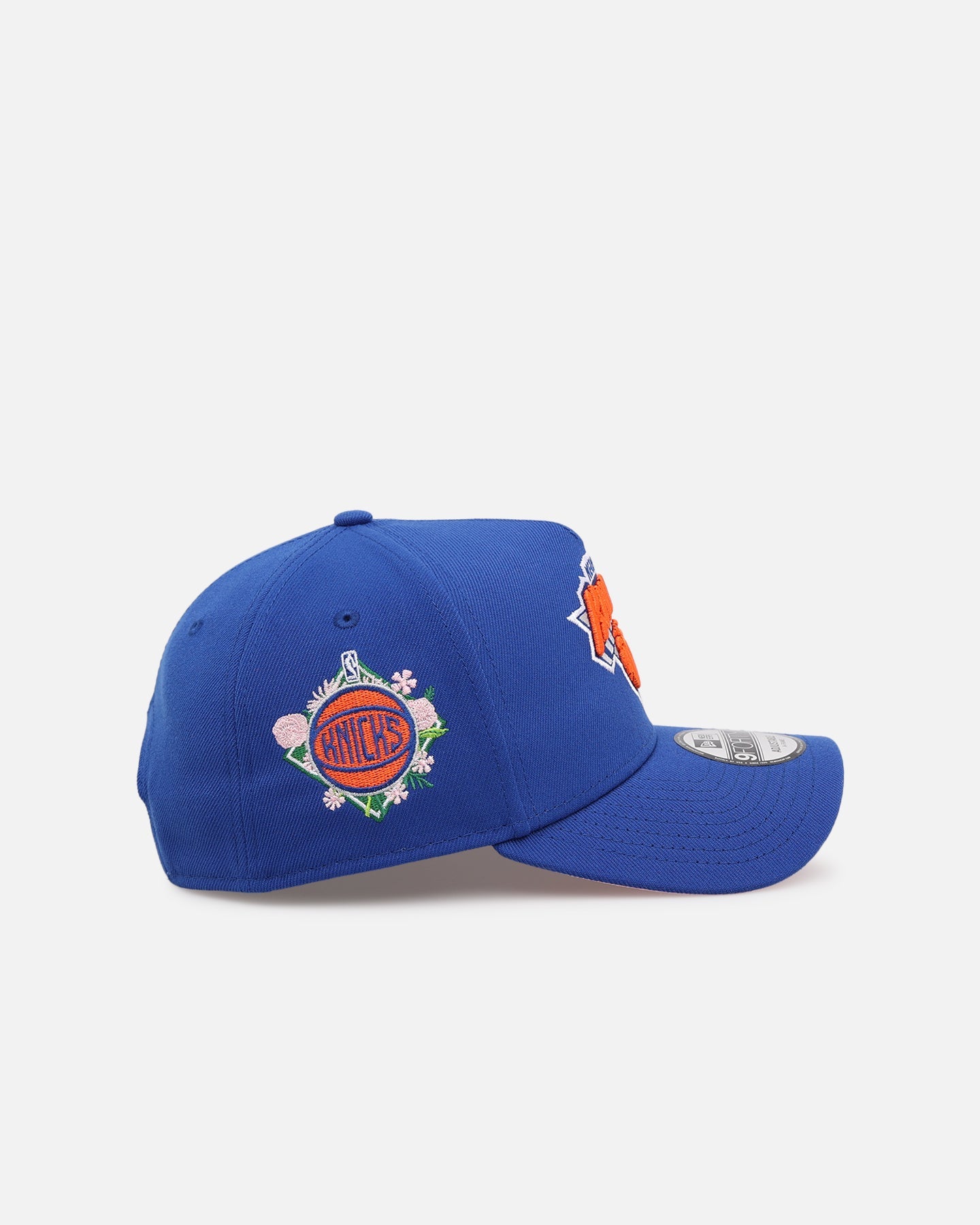 New Era New York Knicks 'Floral Side Patch' 9FORTY A-Frame Snapback Official Team Color