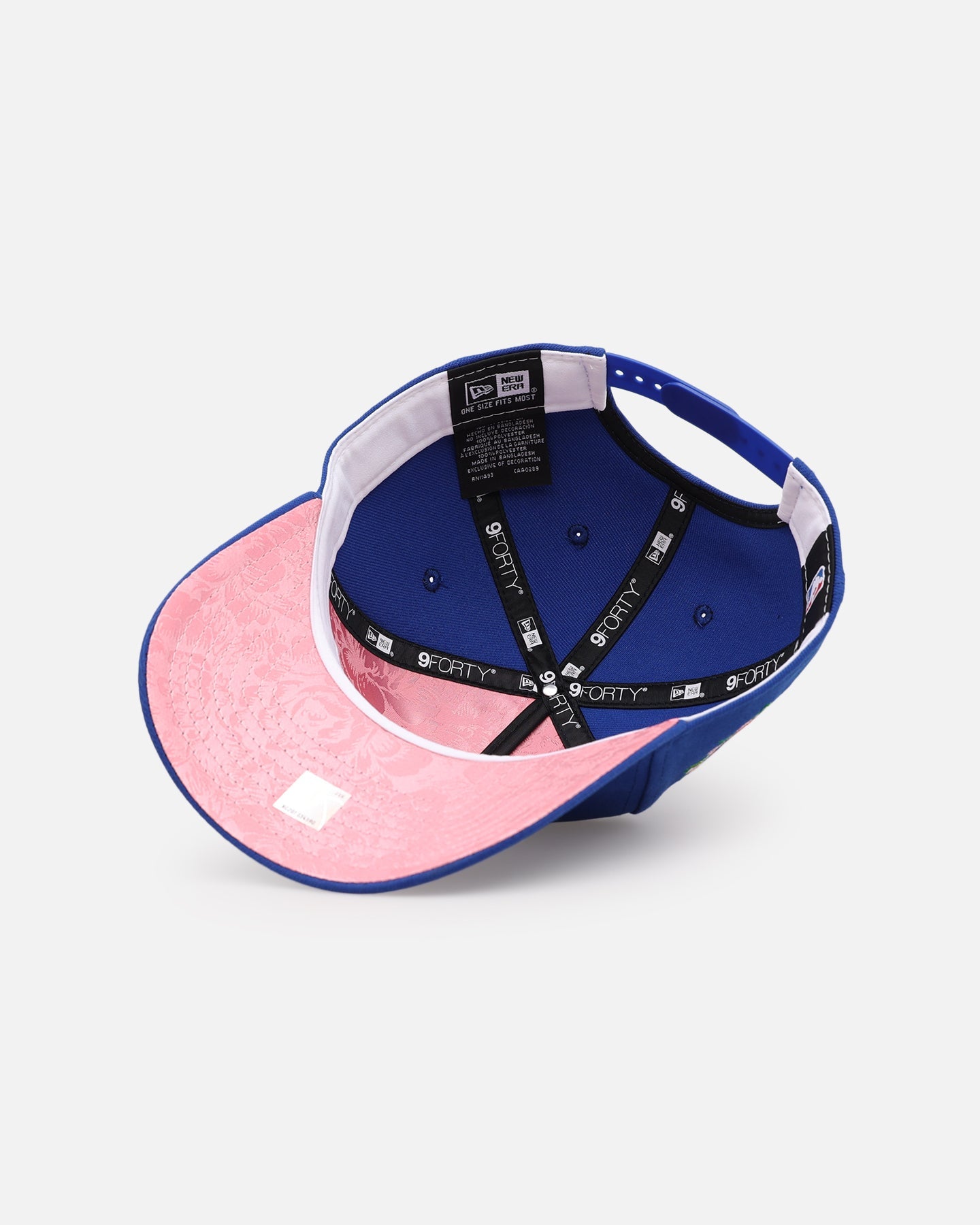 New Era New York Knicks 'Floral Side Patch' 9FORTY A-Frame Snapback Official Team Color