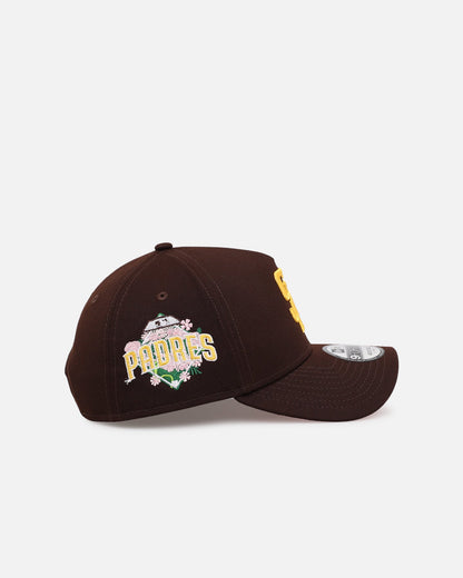 New Era San Diego Padres 'Floral Side Patch' 9FORTY A-Frame Snapback Official Team Color