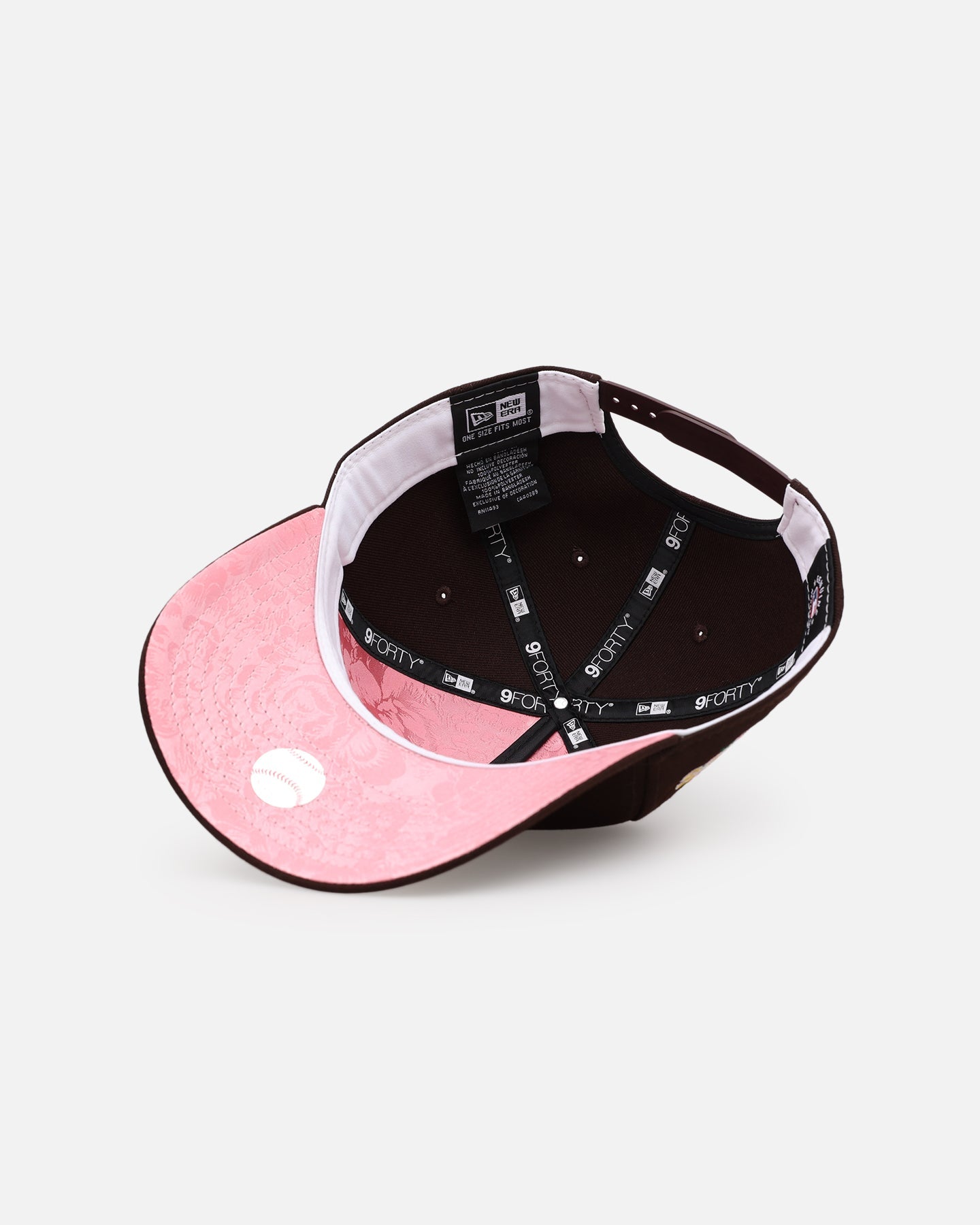 New Era San Diego Padres 'Floral Side Patch' 9FORTY A-Frame Snapback Official Team Color