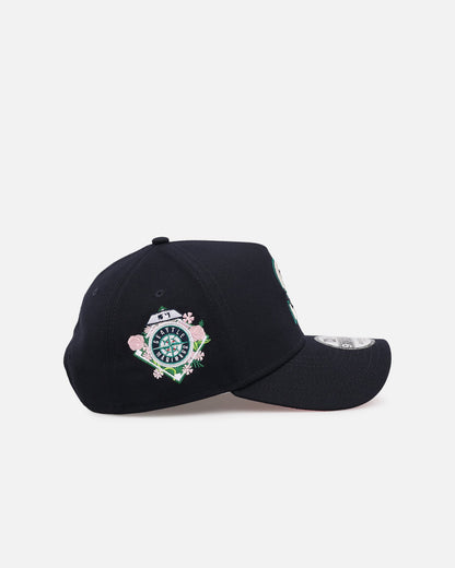 New Era Seattle Mariners 'Floral Side Patch' 9FORTY A-Frame Snapback Official Team Color