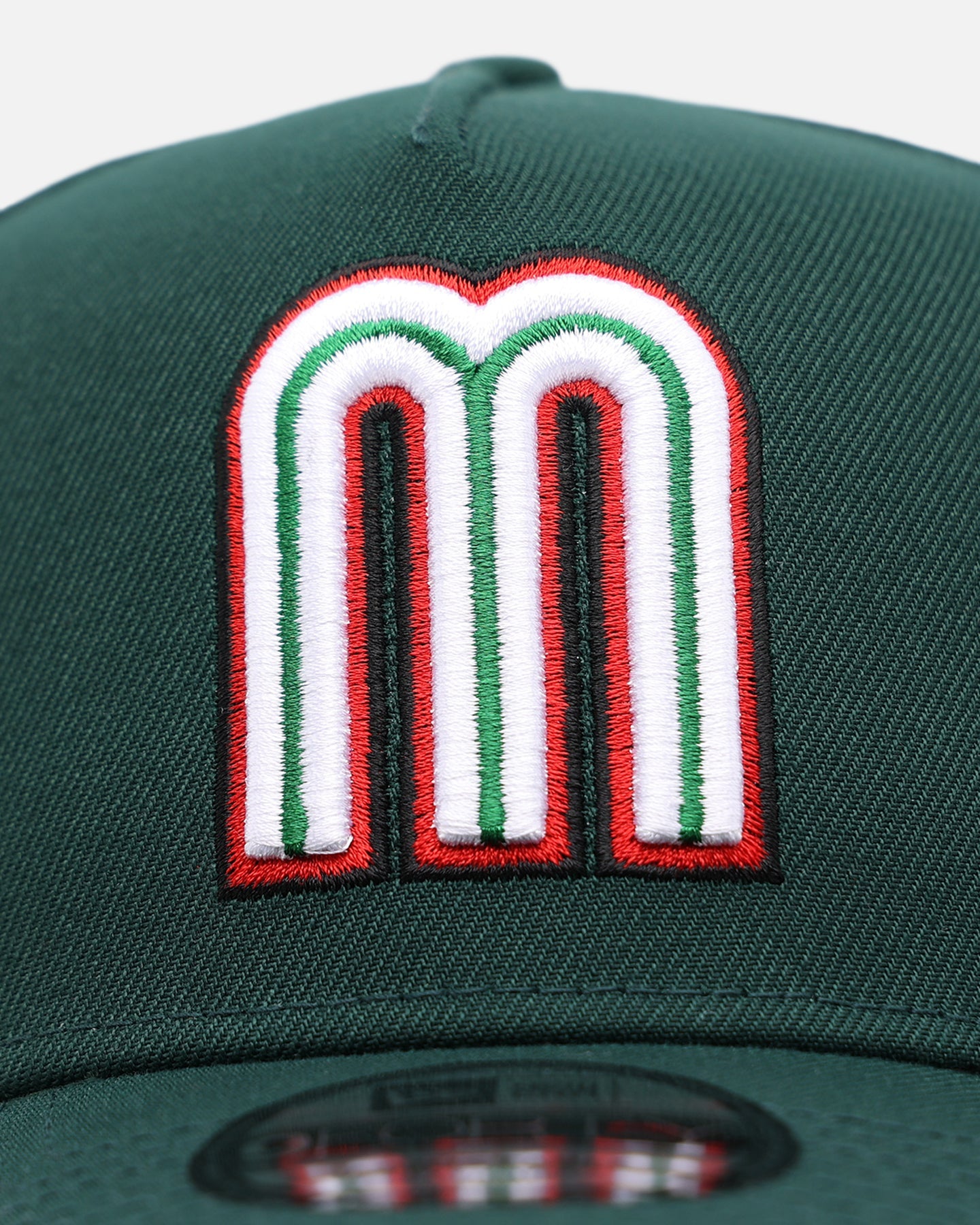 New Era Mexico National Baseball Team 'Floral Side Patch' 9FORTY A-Frame Snapback Official Team Color