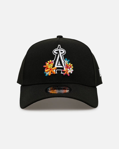 New Era Los Angeles Angels 'Summer Flowers' 9FORTY A-Frame Snapback Black