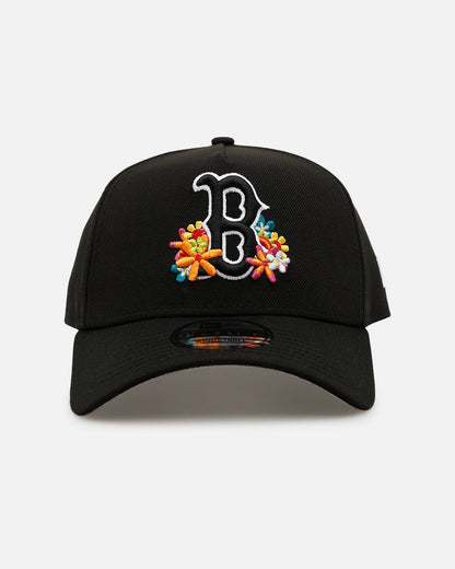 New Era Boston Red Sox 'Summer Flowers' 9FORTY A-Frame Snapback Black