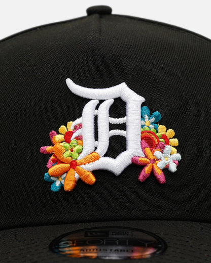 New Era Detroit Tigers 'Summer Flowers' 9FORTY A-Frame Snapback Black