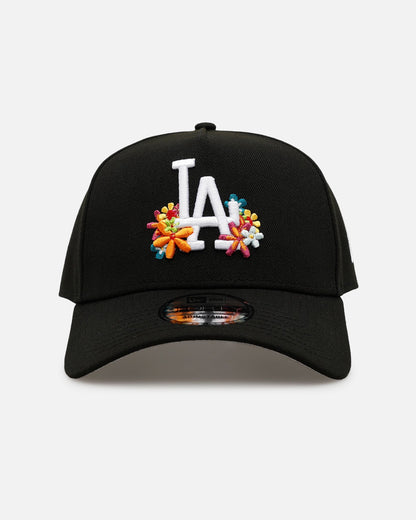 New Era Los Angeles Dodgers 'Summer Flowers' 9FORTY A-Frame Snapback Black