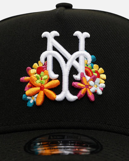 New Era New York Mets 'Summer Flowers' 9FORTY A-Frame Snapback Black