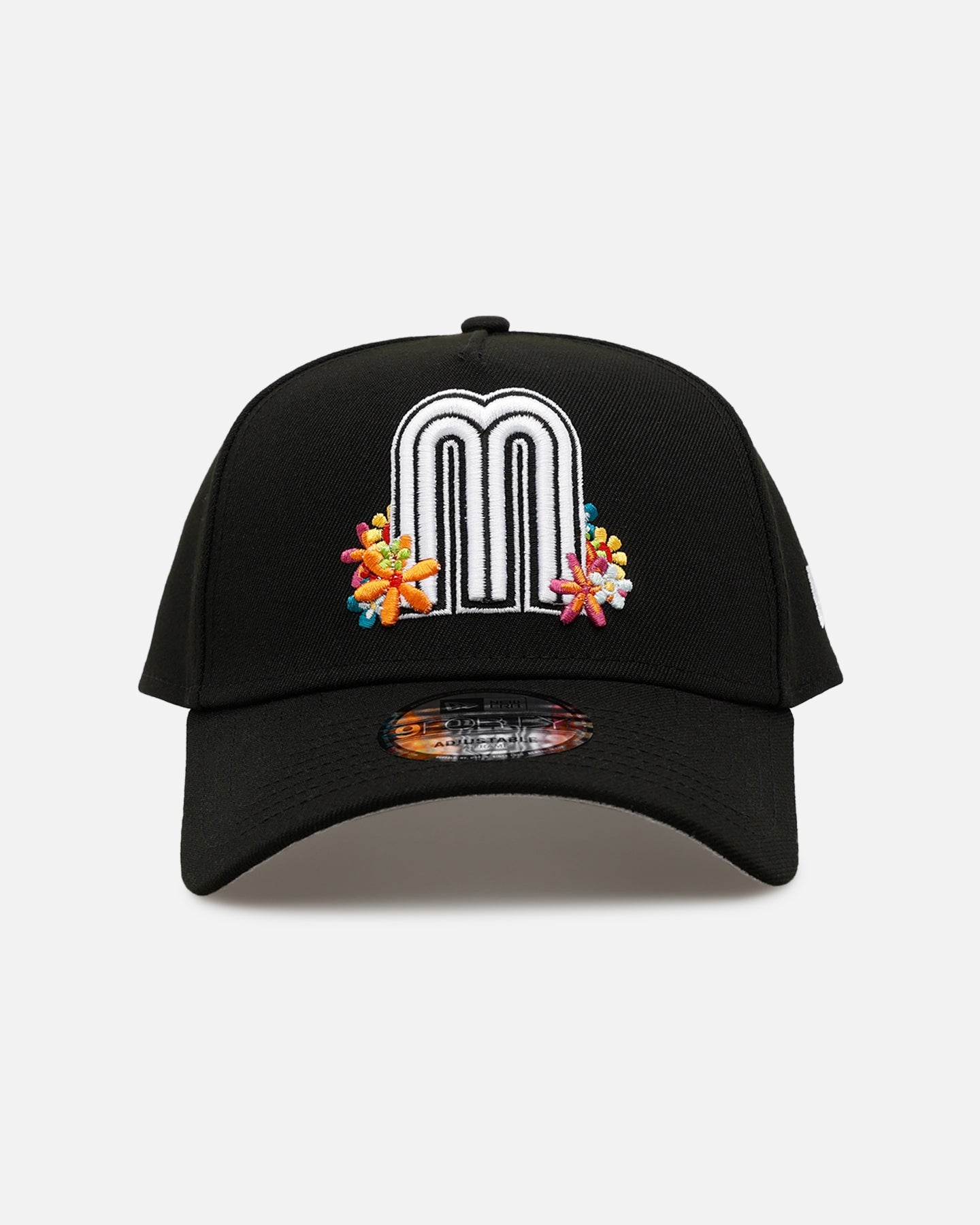 New Era Mexico National Baseball Team 'Summer Flowers' 9FORTY A-Frame Snapback Black