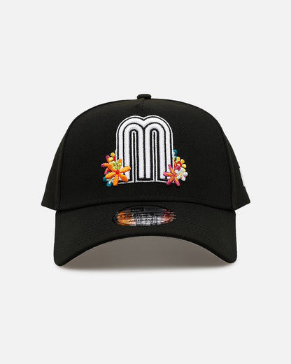 New Era Mexico National Baseball Team 'Summer Flowers' 9FORTY A-Frame Snapback Black