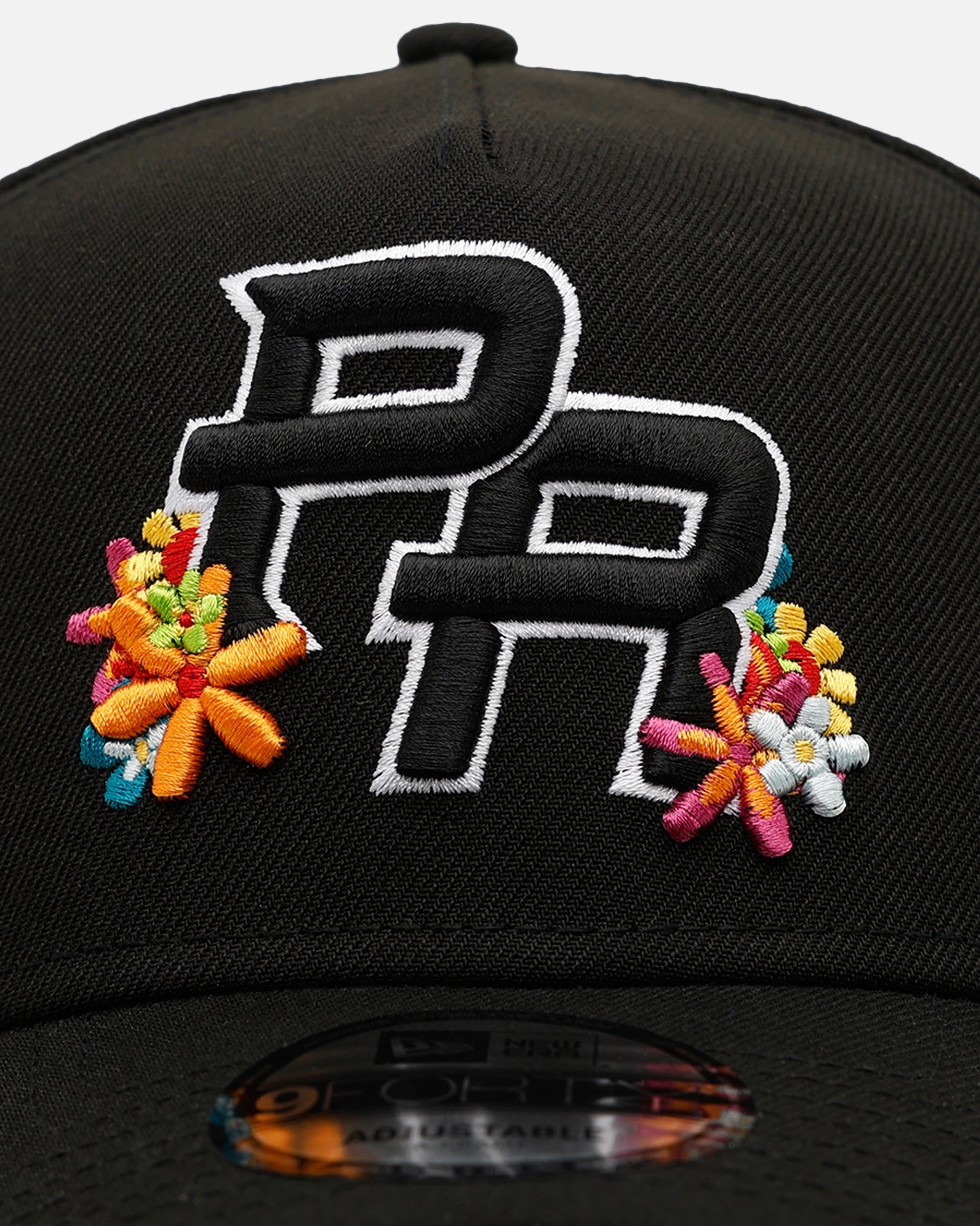 New Era Puerto Rico National Baseball Team 'Summer Flowers' 9FORTY A-Frame Snapback Black