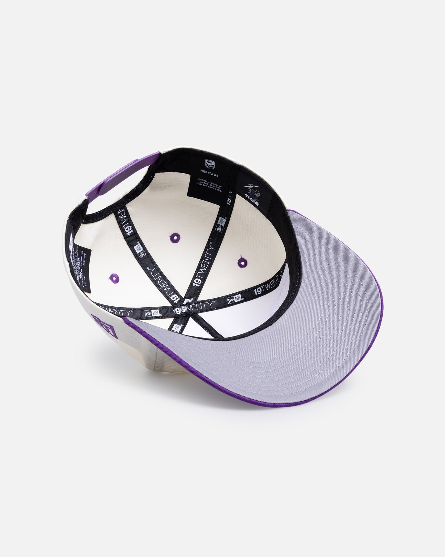 New Era Melbourne Storm 'Retro Chrome' 19TWENTY Snapback Official Team Colour