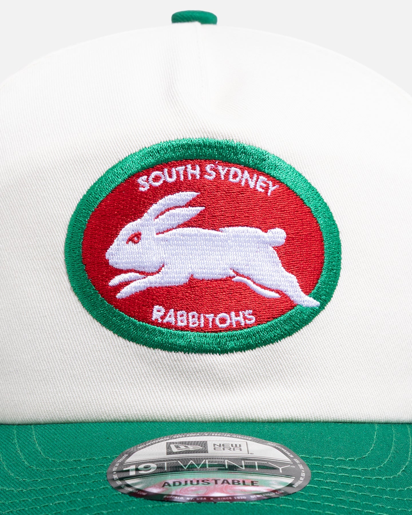 New Era South South Sydney Rabbitohs 'Retro Chrome' 19TWENTY Snapback Official Team Colour