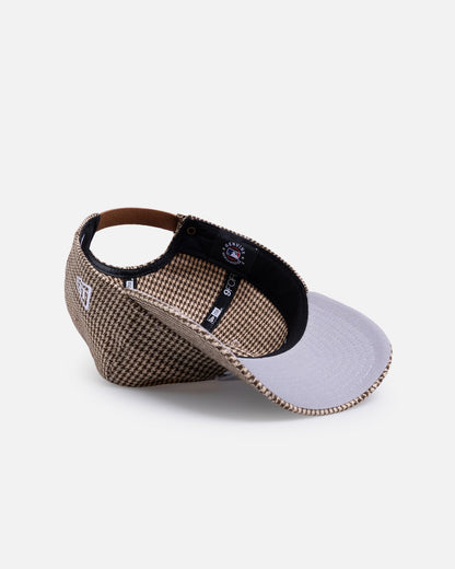 New Era Chicago White Sox 'Houndstooth' 9FORTY A-Frame Strapback Brown
