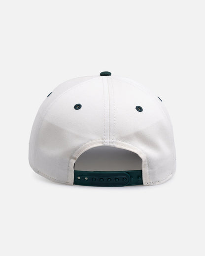 New Era Chicago White Sox 'Dark Green Chrome' 9FORTY A-Frame Snapback White/Green
