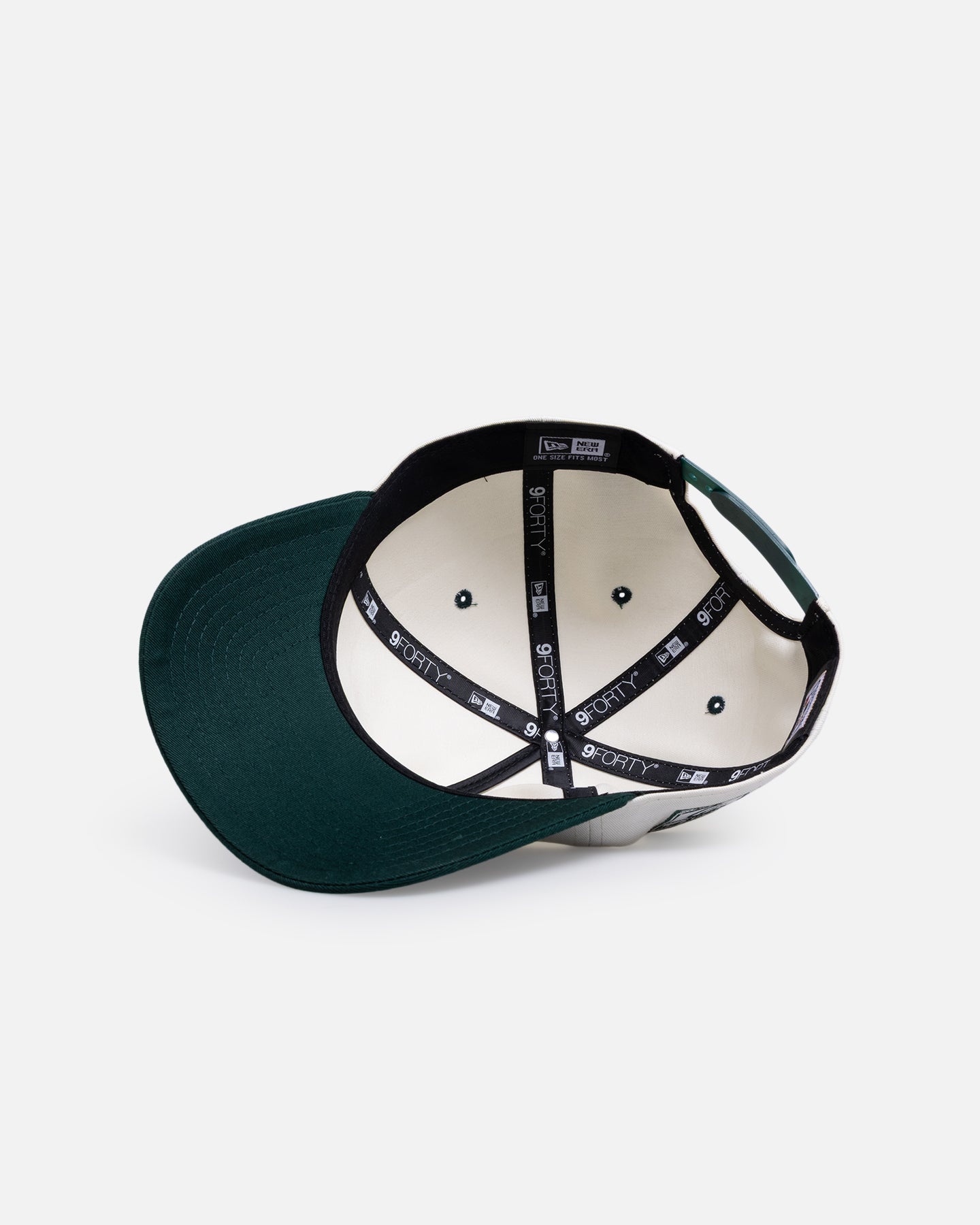 New Era Chicago White Sox 'Dark Green Chrome' 9FORTY A-Frame Snapback White/Green