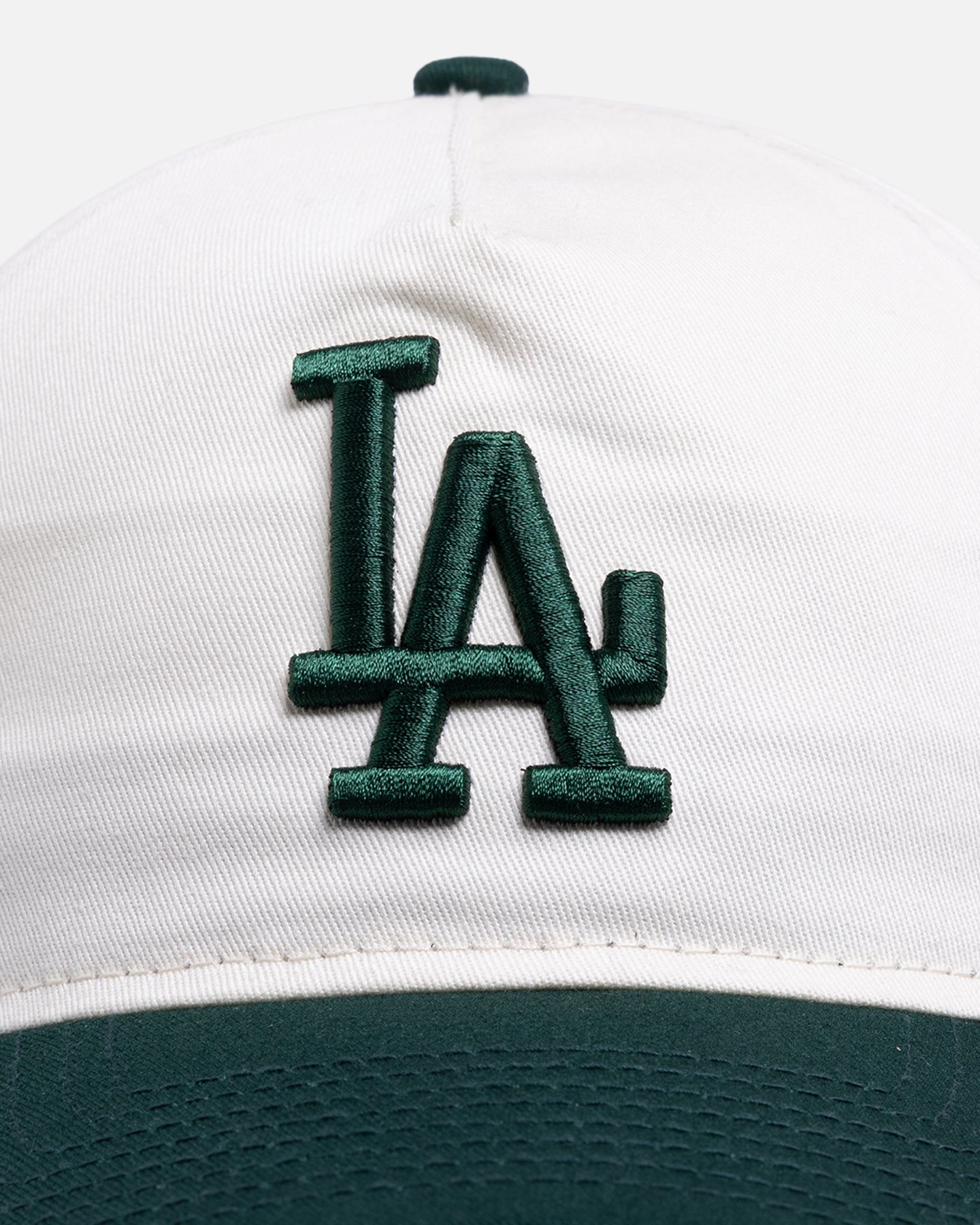 New Era Los Angeles Dodgers 'Dark Green Chrome' 9FORTY A-Frame Snapback White/Green